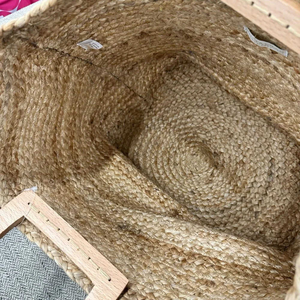 FRANCESCAS SHIRALEAH CATALINE CLASSY JUTE BEACH TOTE